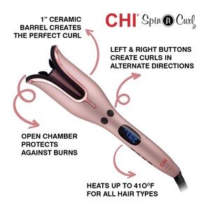 CHI Spin N Curl – Rose Gold